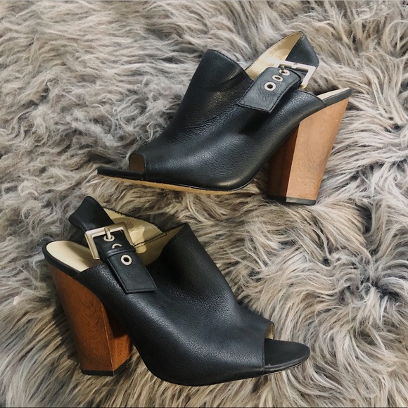 Nine West Buckled Peep-toe Booties - Picture 8 of 10